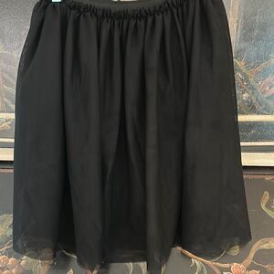 TOPSHOP sz 6 Tulle Blk Mini Skirt